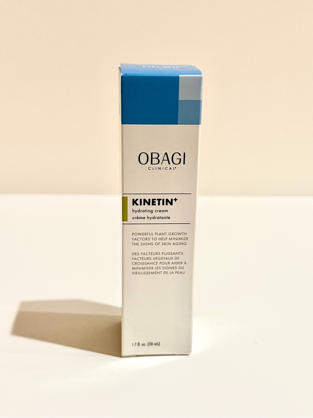 NIB Obagi Clinical Kinetin+ Hydrating Cream Moisturizer (Full Size) 1.7 oz